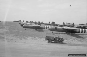 Des planeurs Horsa le 5 juin 1944 en Angleterre. Photo : IWM