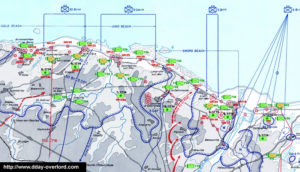 Installations de la 716ème division d’infanterie allemande dans le Calvados. Photo : D-Day Overlord