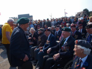 Colleville-Montgomery – Commémorations 2013 – Inauguration de la statue de Bill Millin. Photo : D-Day Overlord