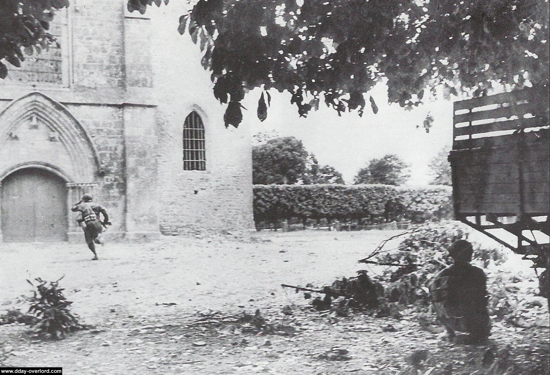 Photos de Sainte-Mère-Eglise pendant la bataille de Normandie dans le  département de la Manche - D-Day Overlord