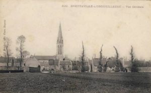 Carte postale de Bretteville-l'Orgueilleuse avant la guerre