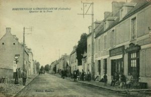 Carte postale de Bretteville-l'Orgueilleuse avant guerre