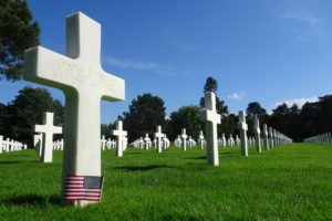 Cimetière militaire américain de Colleville-sur-Mer. Photo (2016) : D-Day Overlord