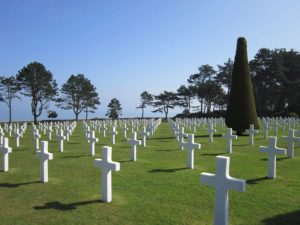 Cimetière militaire américain de Colleville-sur-Mer. Photo (2016) : D-Day Overlord