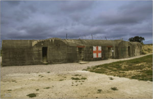 Une casemate R621, reconstituée en hôpital de campagne, à la batterie de Saint-Marcouf Crisbecq. Photo (2014) : Daniele Sala