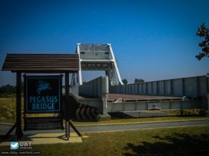 Le pont d'origine de Bénouville, exposé au musée Airborne de Ranville. Photo (2017) : D-Day Overlord