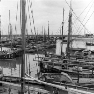 Le port de Grandcamp, après la libération de juin 1944. Photo : US National Archives