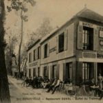 Restaurant Duval qui précédait l'installation de la famille Gondrée à Bénouville, avant la guerre.