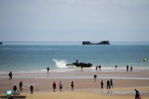 Commémorations 2014 - 70ème anniversaire du débarquement de Normandie - Arromanches-les-Bains. Photo : D-Day Overlord