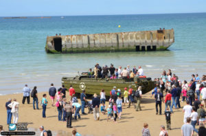 Commémorations 2014 - 70ème anniversaire du débarquement de Normandie - Arromanches-les-Bains. Photo : D-Day Overlord