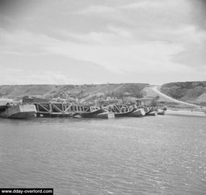 Dégâts occasionnés par la tempête du 19 au 21 juin 1944. Photo IWM