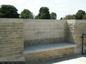 Cimetière militaire canadien de Bretteville-sur-Laize à Cintheaux. Photo (2014) : D-Day Overlord