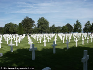 Cimetière militaire américain de Colleville-sur-Mer. Photo (2013) : D-Day Overlord