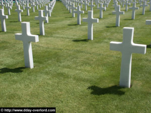 Cimetière militaire américain de Colleville-sur-Mer. Photo (2013) : D-Day Overlord