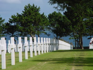 Cimetière militaire américain de Colleville-sur-Mer. Photo (2014) : D-Day Overlord