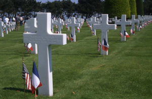 Cimetière militaire américain de Colleville-sur-Mer. Photo (2014) : D-Day Overlord