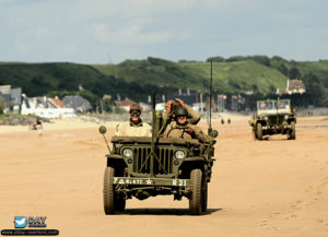 70ème anniversaire du débarquement de Normandie – Véhicules de collection – Photos des commémorations 2014. Photo : D-Day Overlord