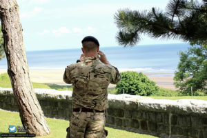 70ème anniversaire du débarquement de Normandie - Cérémonie du cimetière militaire de Colleville-sur-Mer – Photos des commémorations 2014. Photo : D-Day Overlord