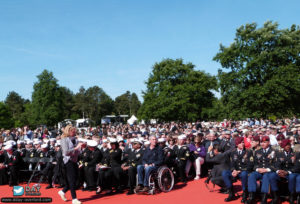 70ème anniversaire du débarquement de Normandie - Cérémonie du cimetière militaire de Colleville-sur-Mer – Photos des commémorations 2014. Photo : D-Day Overlord