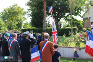 71ème anniversaire du débarquement de Normandie - Photos de Saint-Aubin-d’Arquenay – 2015. Photo : Roger Fidelin