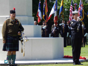 71ème anniversaire du débarquement de Normandie - Bayeux – Cimetière militaire – 2015. Photo : D-Day Overlord