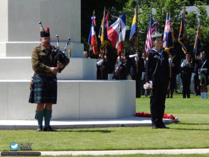 71ème anniversaire du débarquement de Normandie - Bayeux – Cimetière militaire – 2015. Photo : D-Day Overlord