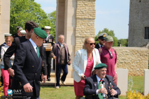 71ème anniversaire du débarquement de Normandie - Ranville – Cimetière militaire – 2015. Photo : Roger Fidelin