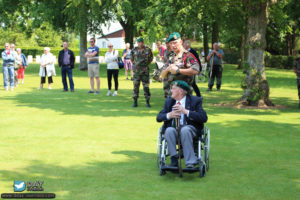 71ème anniversaire du débarquement de Normandie - Ranville – Cimetière militaire – 2015. Photo : Roger Fidelin