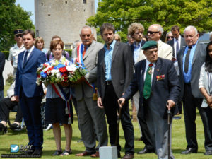 71ème anniversaire du débarquement de Normandie - Ranville – Cimetière militaire – 2015. Photo : Roger Fidelin