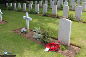 71ème anniversaire du débarquement de Normandie - Ranville – Cimetière militaire – 2015. Photo : Roger Fidelin