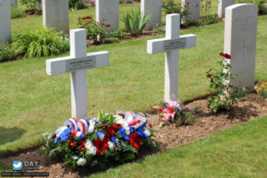 71ème anniversaire du débarquement de Normandie - Ranville – Cimetière militaire – 2015. Photo : Roger Fidelin