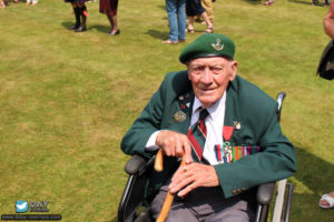 71ème anniversaire du débarquement de Normandie - Ranville – Cimetière militaire – 2015. Photo : Roger Fidelin