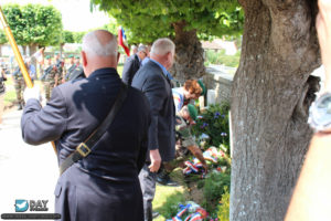 71ème anniversaire du débarquement de Normandie - Ranville – Cimetière militaire – 2015. Photo : Roger Fidelin