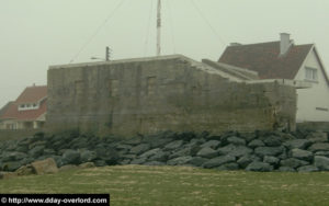 La casemate 669 de Ver-sur-Mer appartenant au point d'appui codé Wn 33 à hauteur du secteur King de Gold Beach (2005). Photo D-Day Overlord