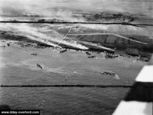 Photo aérienne de la limite entre les secteurs King Red et King Green. Photo : IWM