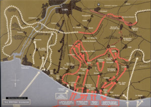 Carte de la situation à Juno Beach le 6 juin 1944 à minuit en Normandie. Photo : D-Day Overlord