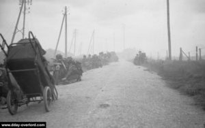 Le 48th RMC livre une furieuse bataille derrière le Mur de l'Atlantique. Photo : Archives Canada