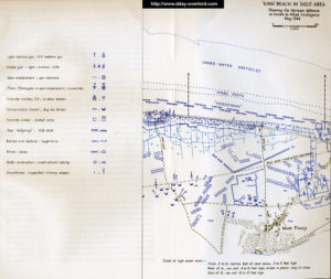 Installations défensives du secteur King sur Gold Beach. Photo : D-Day Overlord