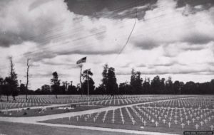 Les tombes du cimetière américain de La Cambe. Photo : US National Archives