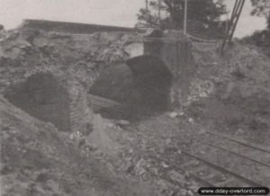 Les vestiges du pont de Fors dans le secteur de La Meauffe. Photo : DR