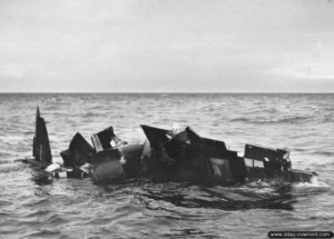 July 27, 1944: Robert Griffith, Canadian pilot of a Mosquito crashed at sea the night before, was collected by an Allied ship in the English Channel. Photo: US National Archives