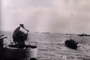 L'armada alliée dans la Manche en route vers les plages de Normandie. Photo : IWM