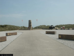 Monument en l’honneur de la 2ème DB française à Saint-Martin-de-Varreville (Utah Beach). Photo : D-Day Overlord