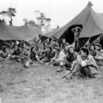 Des WAC le 15 juin 1944 au 13th Field Hospital de Saint-Laurent-sur-Mer. Photo : US National Archives