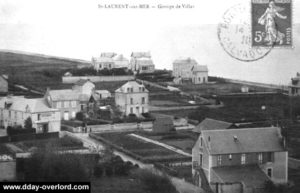 Carte postale de Saint-Laurent-sur-Mer datant des années 1910. Photo : DR