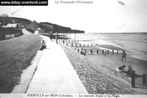 Carte postale de Vierville-sur-Mer datant des années 1910. Photo : DR