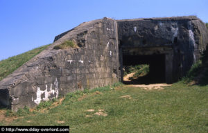 Casemate H669 du point d'appui allemand codé Wn 62 à Omaha Beach (Colleville-sur-Mer). Photo : D-Day Overlord