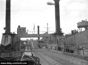 Vue embarquée d'une plateforme Whale. Photo : US National Archives