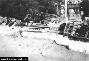 Photo aérienne de Vierville-sur-Mer en 1939. Photo : DR