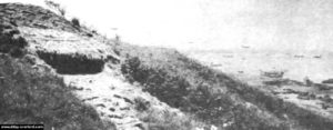 Vue d'une casemate du Wn 62 après les combats à Omaha Beach. Photo : US National Archives